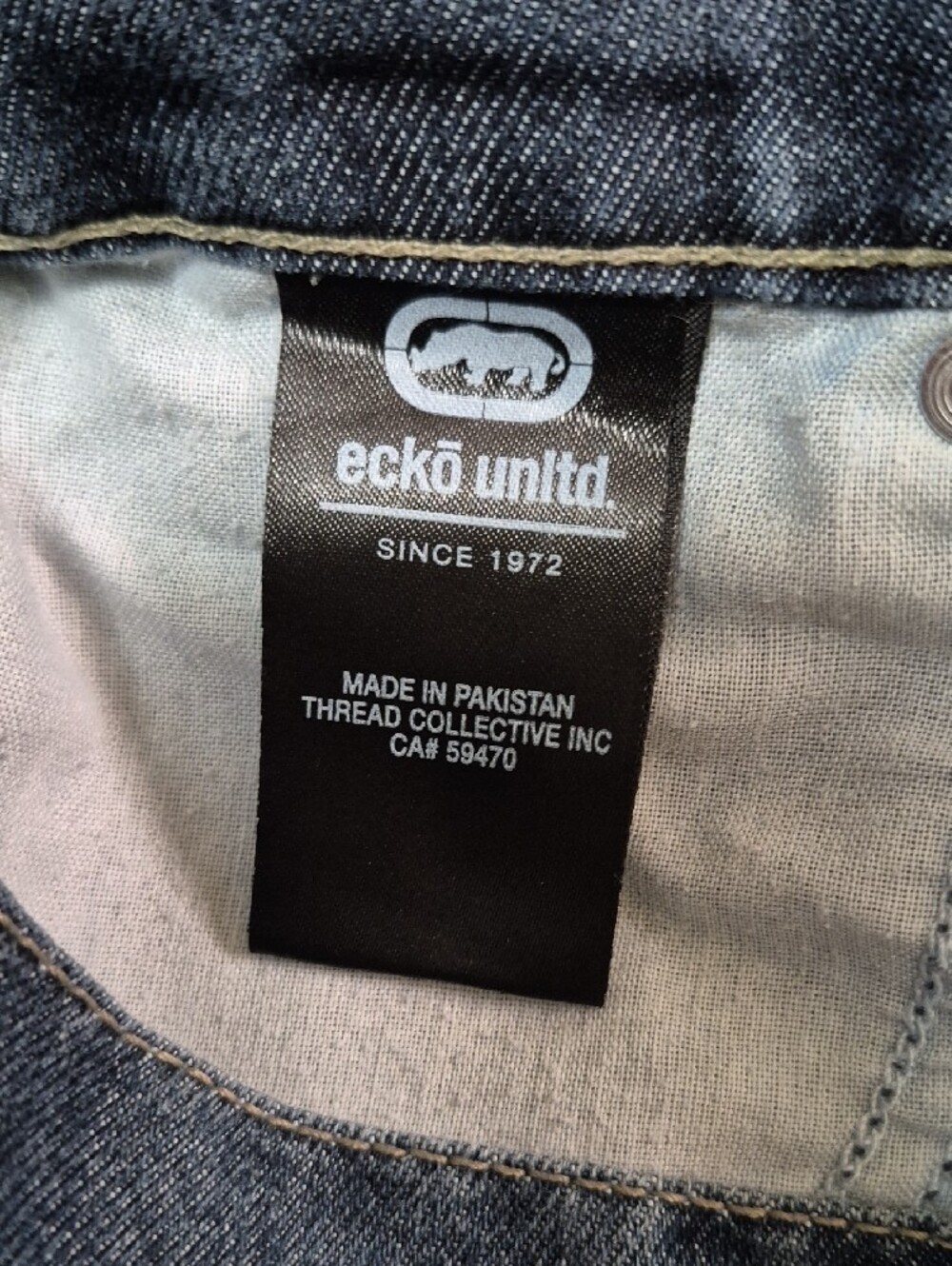 Ecko Unlimited Dark Wash Denim Jean Shorts - Picture 4 of 10